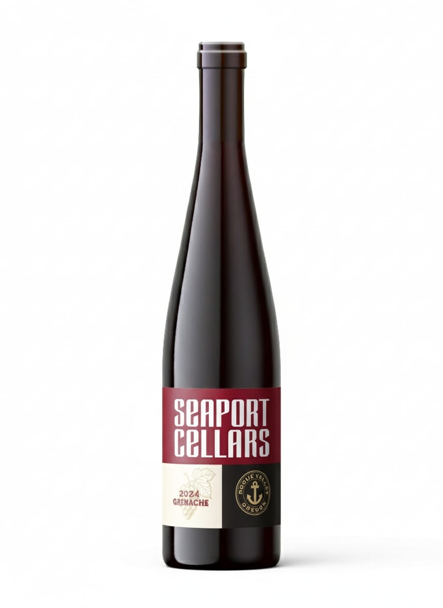 Seaport Cellars Grenache and Grenache Blanc bottles
